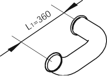 Tubo de escape DINEX 22266