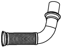 Tubo de escape DINEX 22276