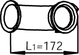 Tubo de escape DINEX 22279