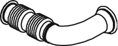 Tubo de escape DINEX 22284