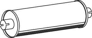 Silenciador central/posterior DINEX 22304
