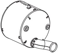 Silenciador posterior DINEX 22320