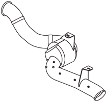 Tubo de escape DINEX 22337
