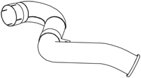 Tubo de escape DINEX 22632