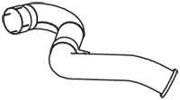 Tubo de escape DINEX 22634