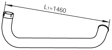 Tubo de escape DINEX 22716