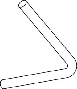 Tubo de escape DINEX 23602