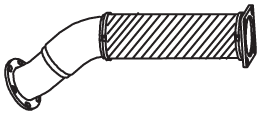 Tubo de escape DINEX 28080