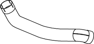 Tubo de escape DINEX 28127