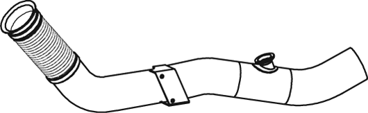Tubo de escape DINEX 28137