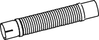 Tubo de escape DINEX 28150