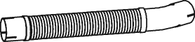 Tubo de escape DINEX 28155