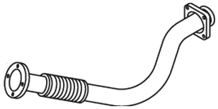 Tubo de escape DINEX 28180