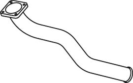 Tubo de escape DINEX 28225