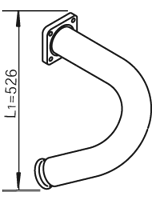 Tubo de escape DINEX 28262