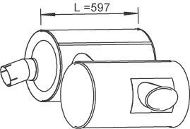 Silenciador posterior DINEX 28462