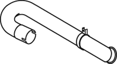 Tubo de escape DINEX 28725