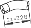 Tubo de escape DINEX 28753