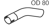 Tubo de escape DINEX 28788