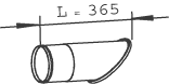 Tubo de escape DINEX 28790
