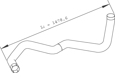 Tubo de escape DINEX 28792