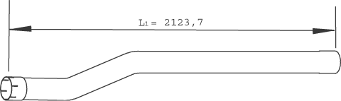 Tubo de escape DINEX 28794