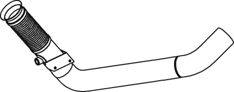 Tubo de escape DINEX 29008