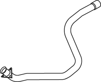 Tubo de escape DINEX 29102