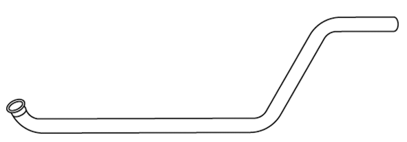 Tubo de escape DINEX 29127