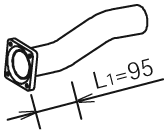 Tubo de escape DINEX 29145