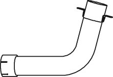 Tubo de escape DINEX 29185