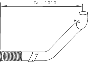 Tubo de escape DINEX 29244