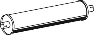 Silenciador central/posterior DINEX 29301