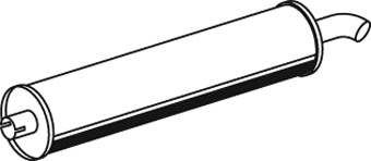 Silenciador central/posterior DINEX 29312