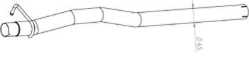 Tubo de escape DINEX 29650