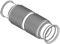 Tubo de escape DINEX 2AA004