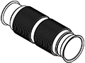 Tubo de escape DINEX 2AA006