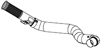 Tubo de escape DINEX 2KA000