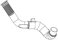 Tubo de escape DINEX 2KA003