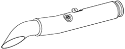 Tubo de escape DINEX 2KA017