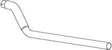 Tubo de escape DINEX 2KG011