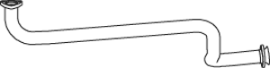 Tubo de escape DINEX 36120