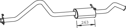 Silenciador posterior DINEX 36323