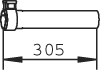 Tubo de escape DINEX 36609