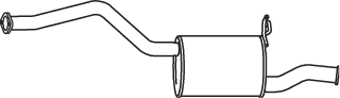 Silenciador posterior DINEX 38326