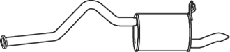 Silenciador posterior Hyundai H-1 Van