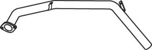 Tubo de escape DINEX 38606