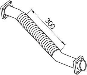 Tubo de escape DINEX 44111