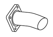 Tubo de escape DINEX 44220