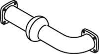 Tubo de escape DINEX 44234